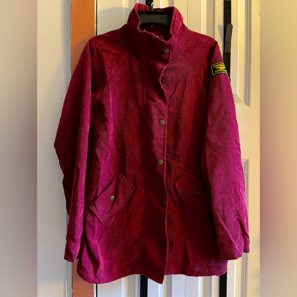 Burgundy Corduroy Jacket brand unknown (Large)